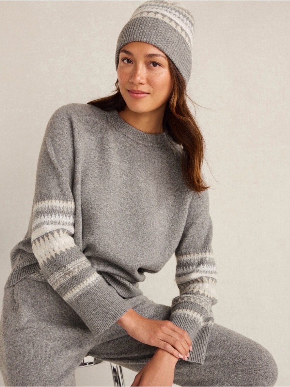 Fair Isle Organic Cotton Sweater